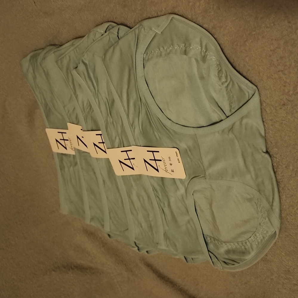 6 for $9 New Panties fits sml/med.  W/tag soft fabric has butt support
